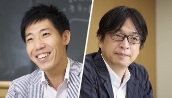 製薬会社勤務寺田幸司 さんと名古屋商科大学大学院小山龍介 准教授の画像
