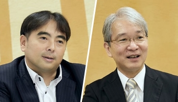 三井物産デジタル・アセットマネジメント株式会社代表上野貴司 さん と一橋大学大学院経営管理研究科金融戦略・経営財務プログラム大橋和彦 教授 の画像