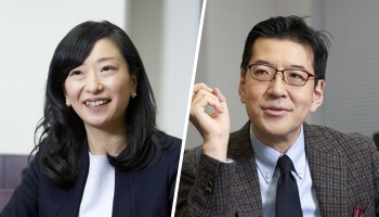 不動産会社石垣朝子 さん と早稲田大学ビジネススクール教授池上重輔 教授 の画像